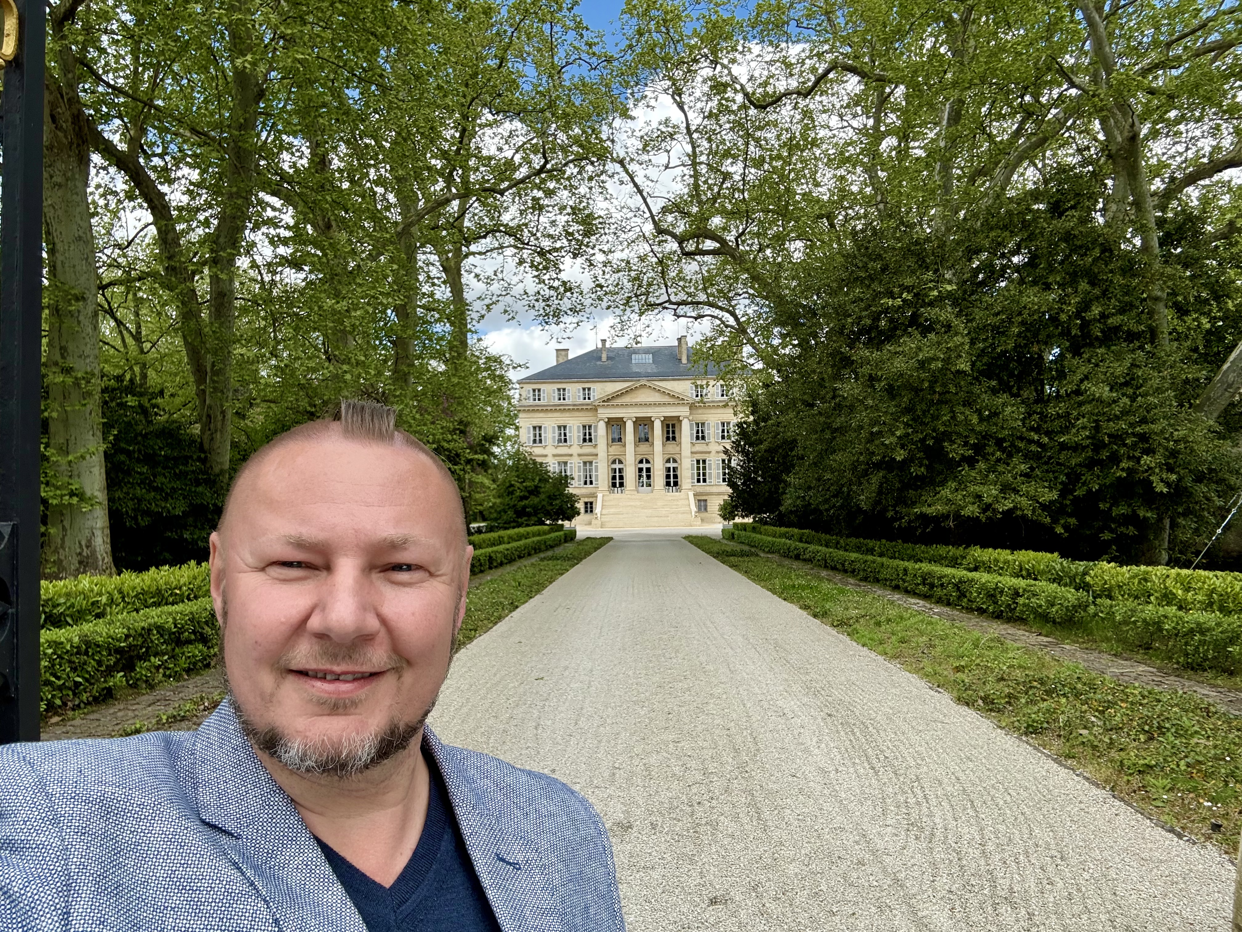 Pavel at Château Margaux